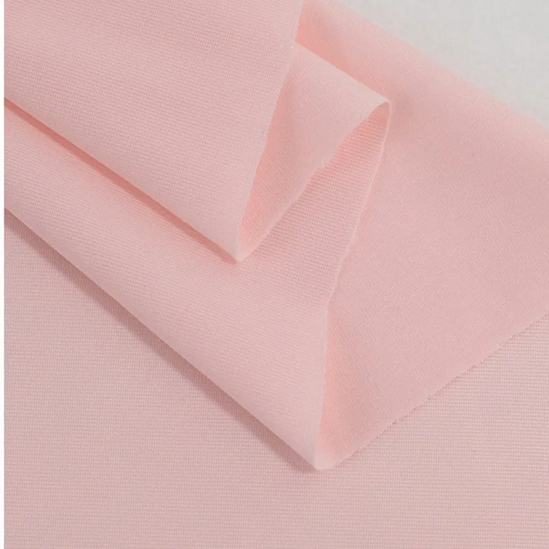 95 Polyester 5 Spandex Soft Solid Dyed Knitted Scuba Fabric For Fashion Garment Dress