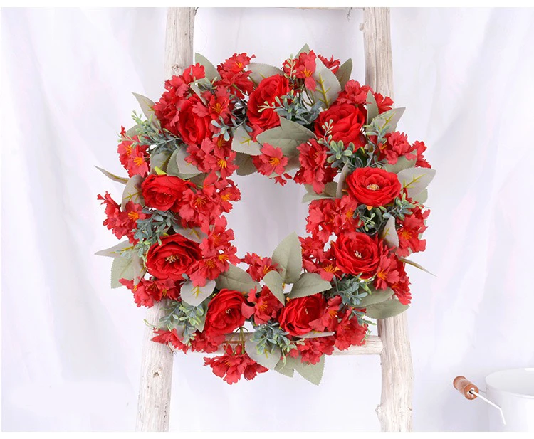 Berry Garland Hanging Ornaments Front Door Wall Decorations Merry Christmas Tree Wreath christmas garlands & wreaths