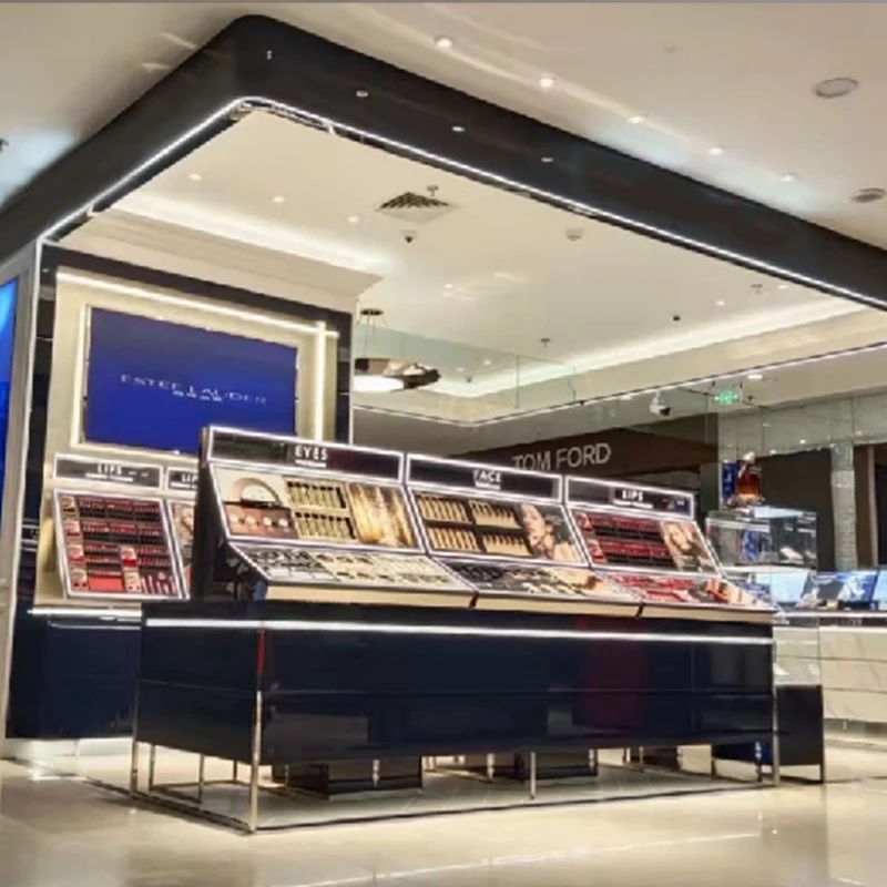Retail store display fixtures gondola display wood stand phone shop design for hanging displays
