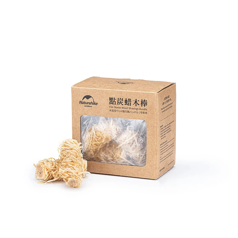 Factory Price Wholesale customized wood wool firelighter for Fireplace BBQ Campfires Lighting Accessories