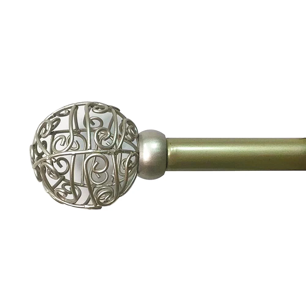 High quality Hollow effect Metal durable curtain rod