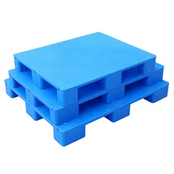 Plastic Pallets 1200*800MM 1200*1000MM Latest product hdpe pallet high quality 4 way flat blue nine feet Plastic Pallet Prices