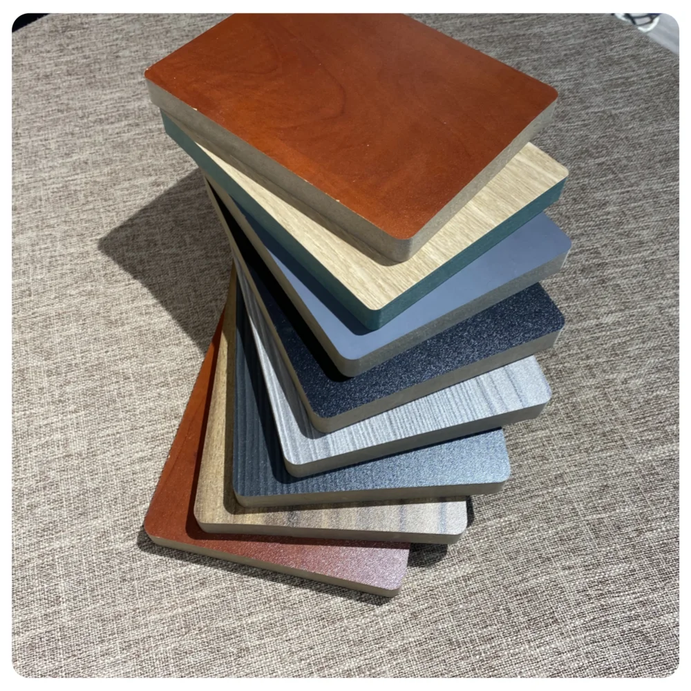 9mm 10mm 15mm 18mm High Gloss Laminated Melamine Faced Melamin Mdf Sheet Plate Fiber Board Made In China