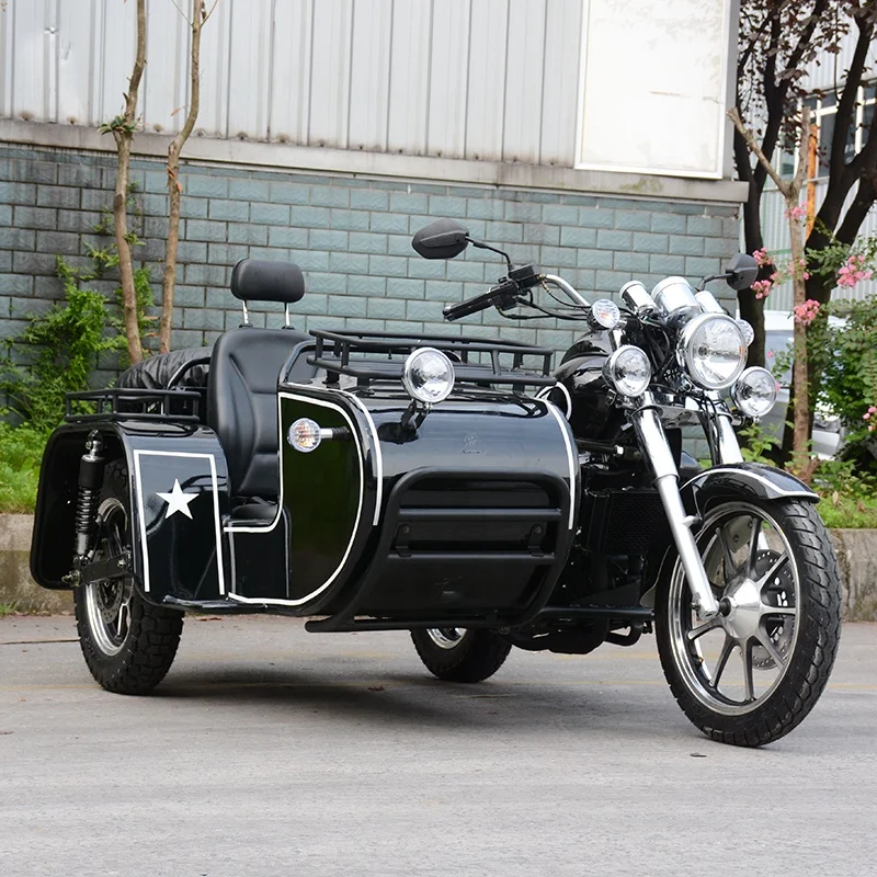 300cc 4 Stroke side car motorcycle chopper gas adventure motorcycle sidecar for sale