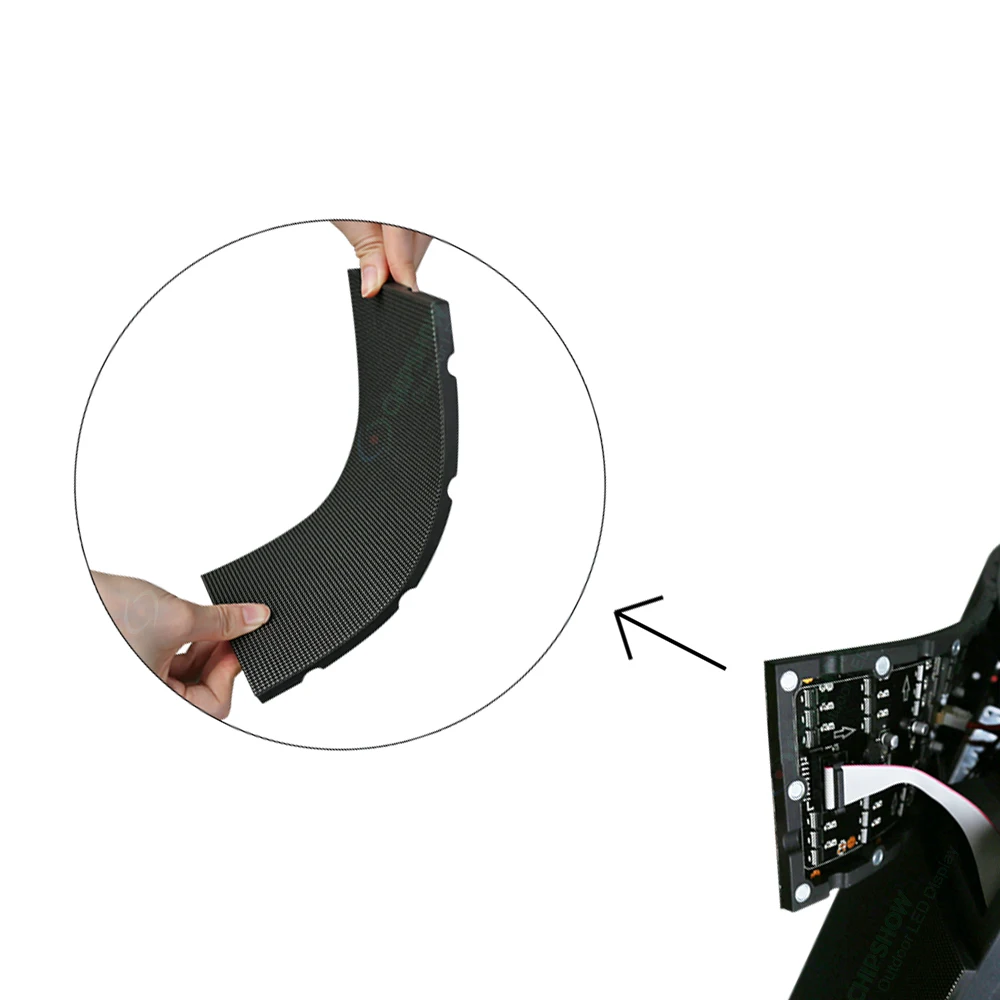 Ultra Thin Indoor Window Glass Film Flexible Transparent Advertising Display LED Screen