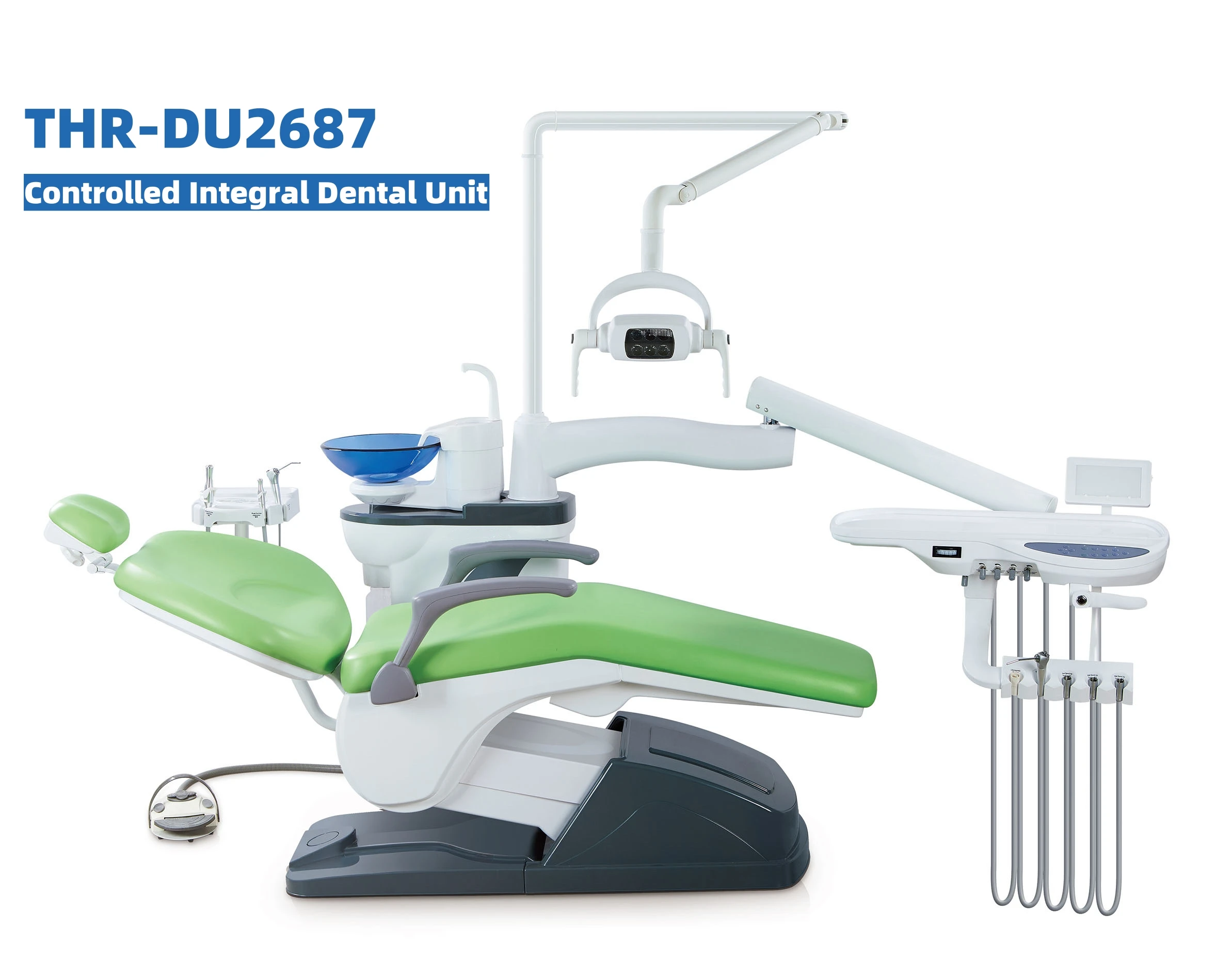 Computer Controlled Integral Dental Unit Implant Dental Chair for Children and Adult