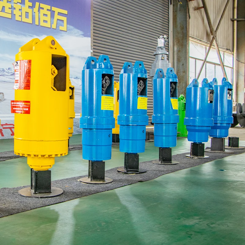 Excavator retrofit traction hydraulic spiral drive earth drill electric foundation drilling machine