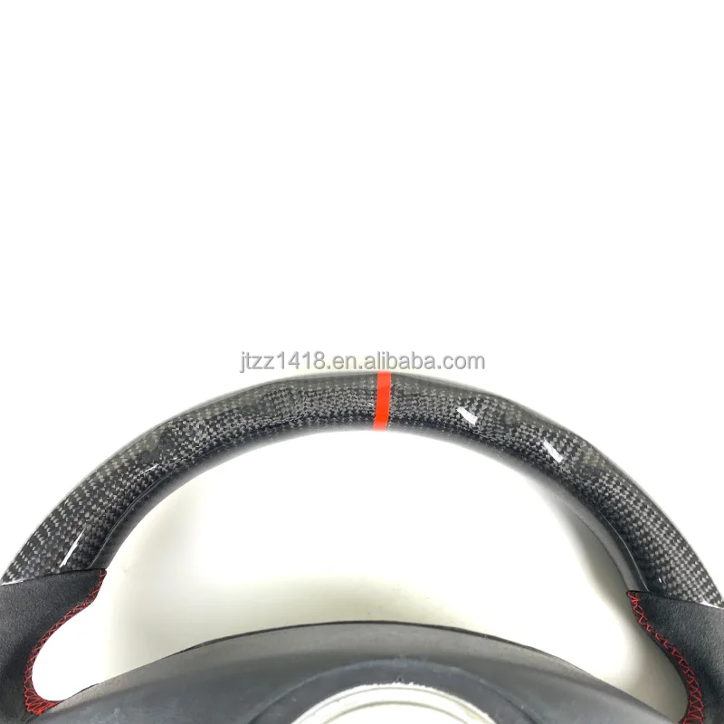 For Mercedes Benz W205 W212 W213 W221 C E B 300 AMG A45 CLA45 C63 steering wheel carbon fiber suede customization
