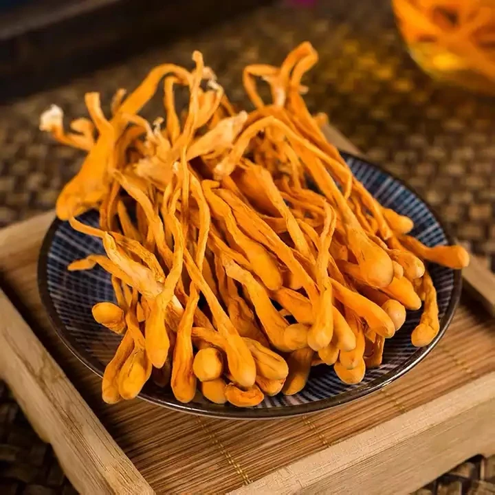 China Dry Goods Wholesale Edible Fungus Cordyceps Flower for Soup ingredients