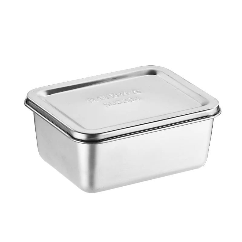 Recyclable Food Lunch Container Leakproof Dishwasher Safe Bento Box BPA Free Stainless Steel Lunch Box Adults Kids 800ml