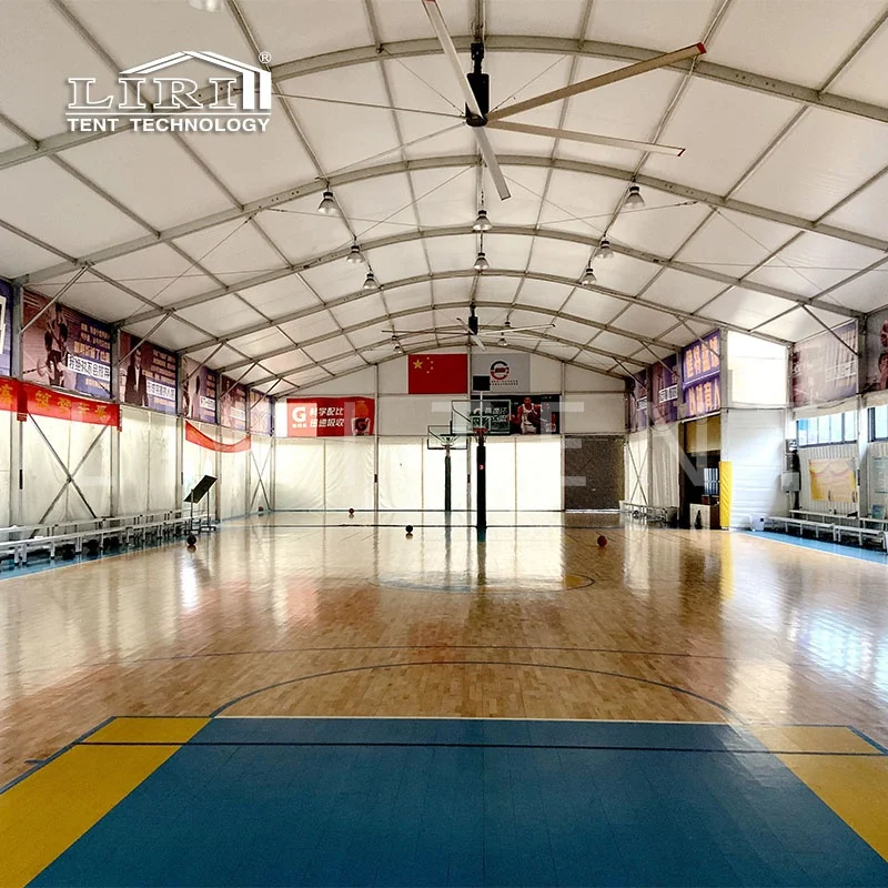 Outdoor Modern Large Arched Team Sporting Event Tent Dome for Basketball