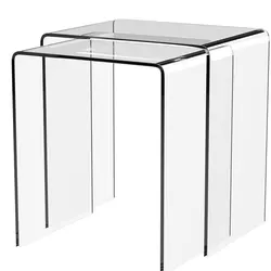 VONVIK Modern Design Clear Acrylic End Table Home Decor Nightstand