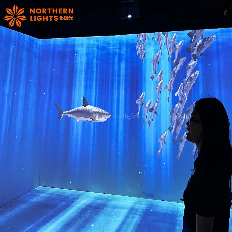 Enhance Museum Displays and Events with Immersive Experiences 360-degree Immersive cave Projection Interactive digital projector