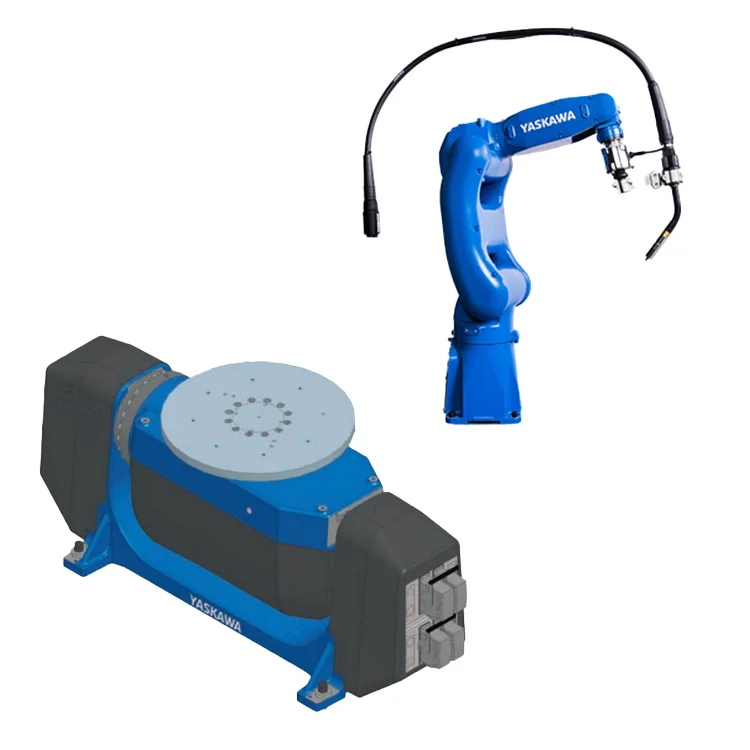 Yaskawa AR900  Automatic Welding Robot Manipulator With TR-1000 Robot Positioner ARC Mig Mag Welding