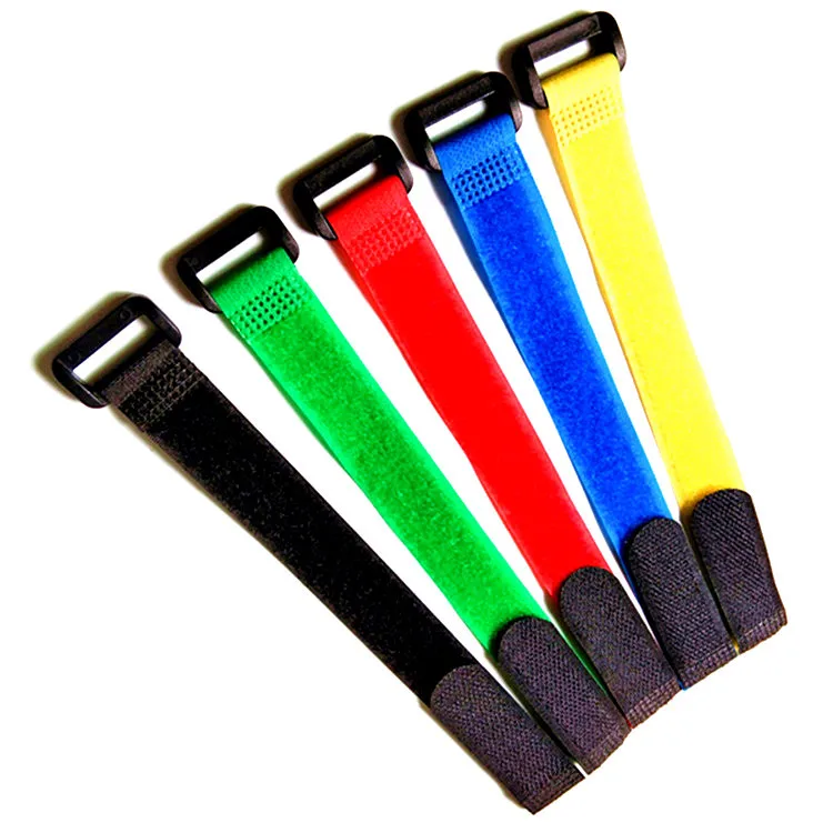 Resueable straps hook and loop belt with buckle