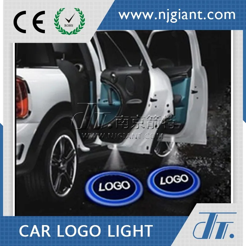 car door light sign projector integrated super bright non fading shadow welcome light