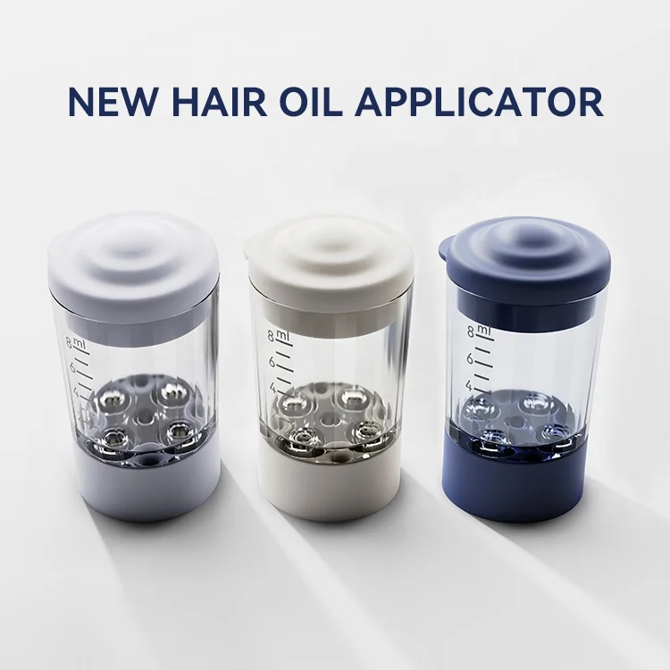Scalp Massager Treatment Nourish Hair Roots Growth Hair Oil Applicator Essential Oil Serum Liquid Guiding Hair Oil Applicator