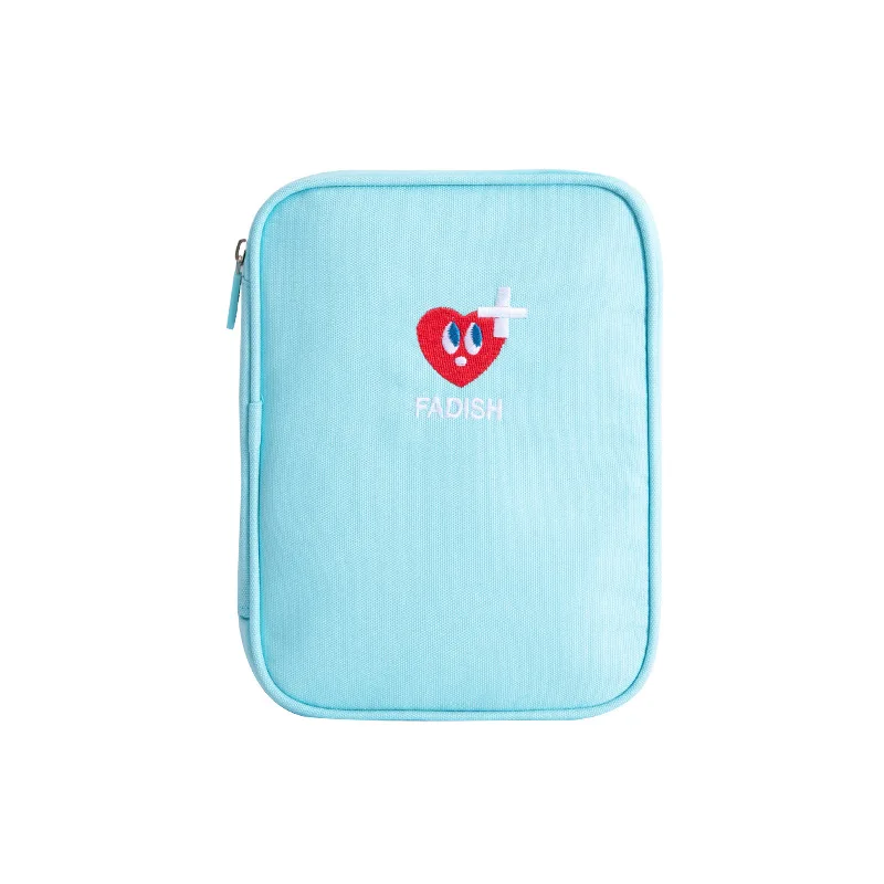 Travel portable medicine bag with large capacity drug pack travel storage bag