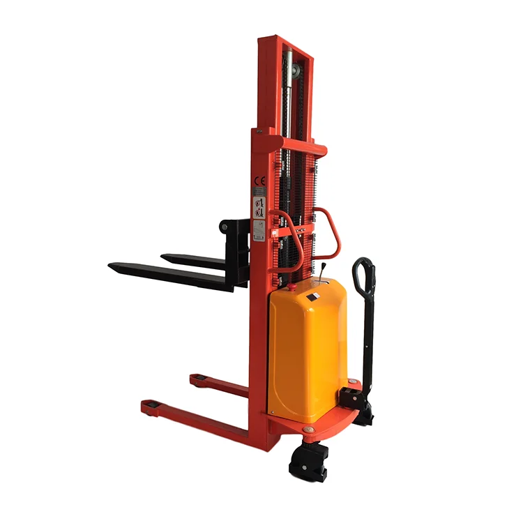 China Manufacturer Electric Auto Stacker 425 Kg Stacker Pump Max Lift Provided Forklift Semi Electric Stacker