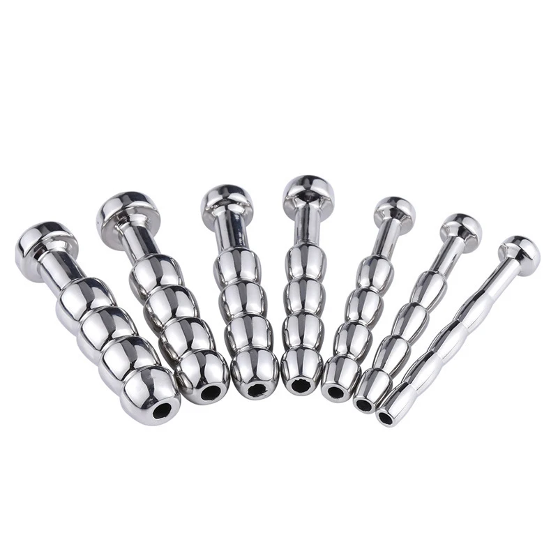 Stainless Steel Urethral Plug Dilator Metal Catheter For Male Mastuburator Butt Plug Penis Inserts Stimulation Horse Eye Stick