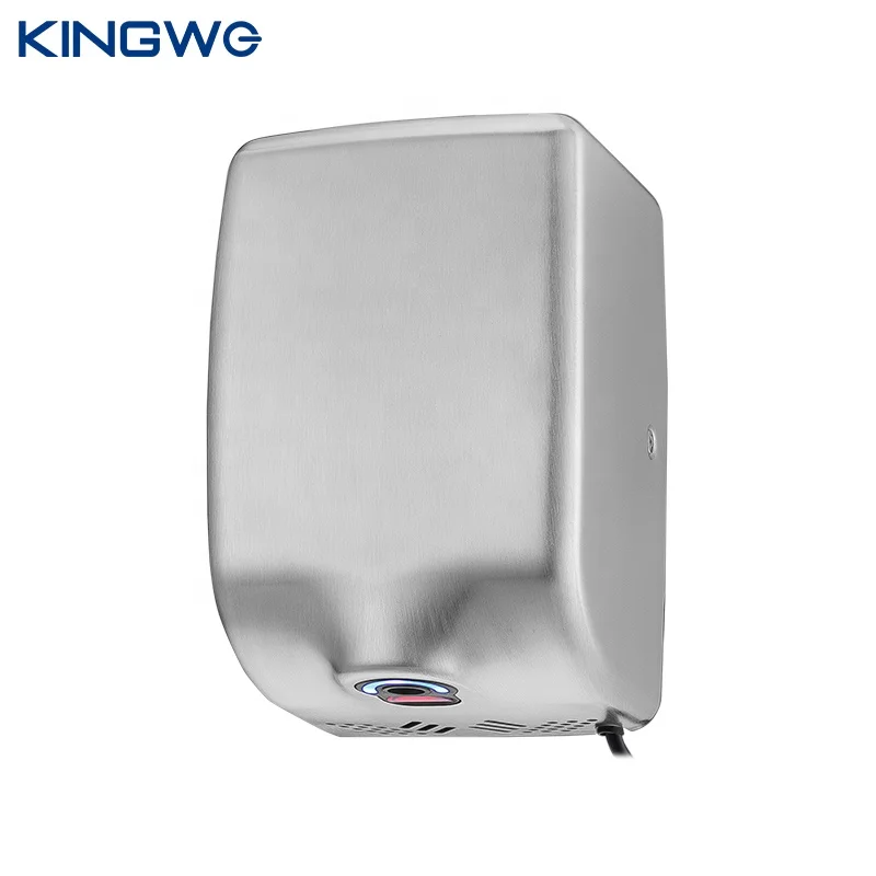 Sanitary Equipment Electric Intelligent Stainless Steel Cover Automatic High Speed Hand Dryer For Toilet