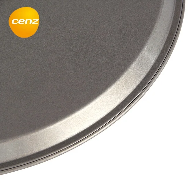 Nonstick Pizza Vented Pan Carbon Steel Crispy Plate Pizza Screen Tray Peel Pan with Holes Pizza Stone Board Wholesale Baking Pan