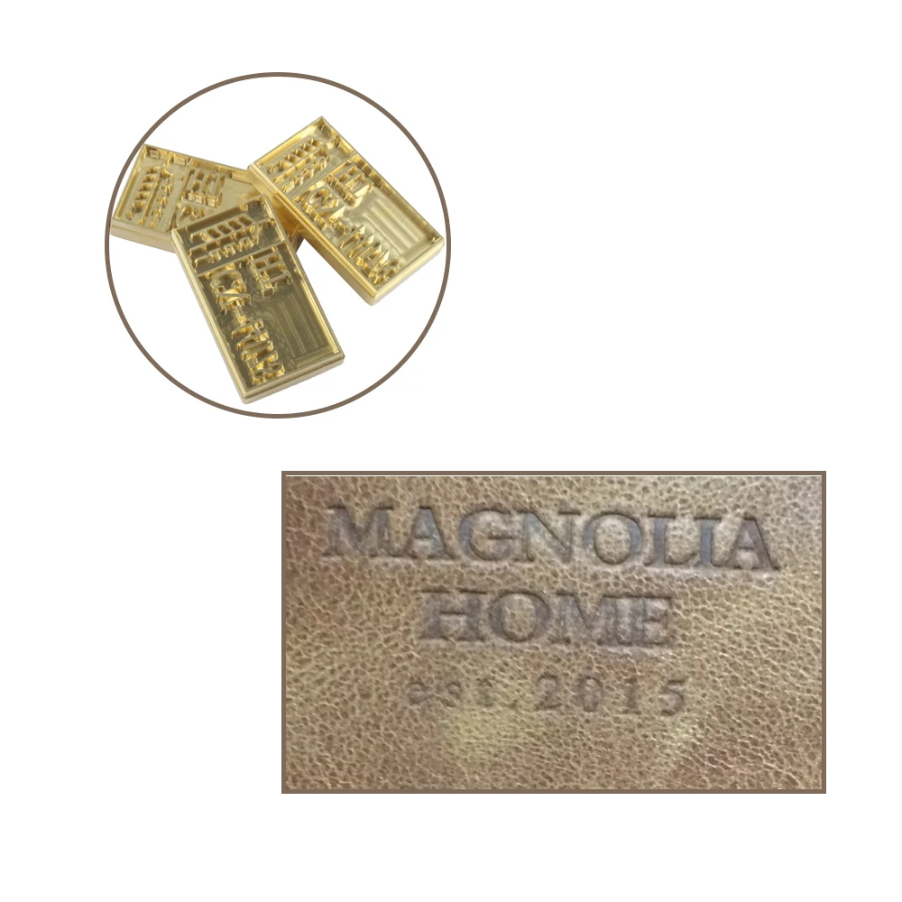 5x2CM Brass Flexible Letters CNC Engraving Mold for Hot Foil Stamping Machine Number/Alphabet/Font Character Mold