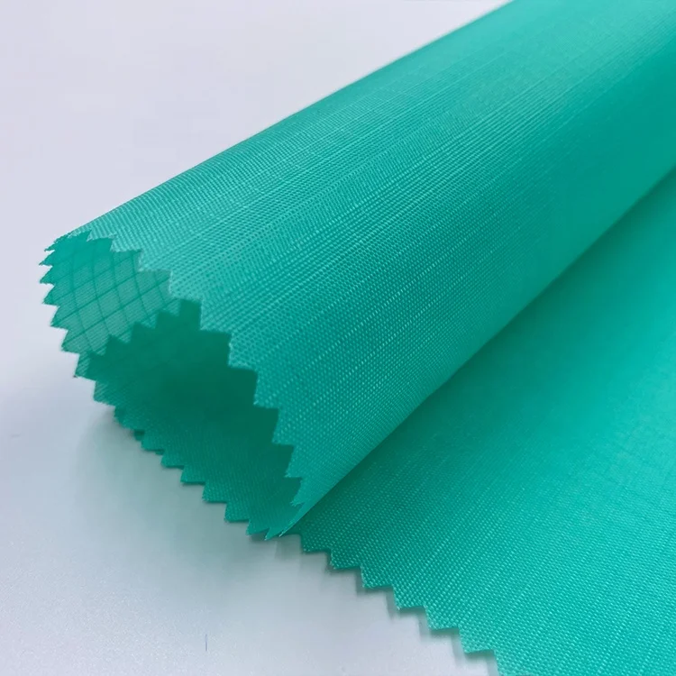 
PA Coated Ultralight Waterproof Fabric Outdoor 0.5CM*0.5CM Ripstop Fabric For Tents Kites Making 