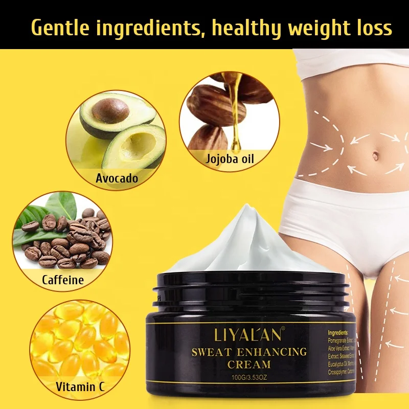 Dropshipping Sports Sweating Cellulite Belly Fat Burning Natural Organic Hot Cream Slimming Fat Burn Slim Gel
