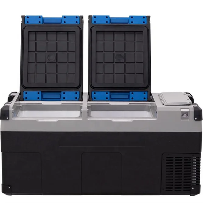 Promotional Compressor Car Refrigerator with Battery 12v Solar Fridge Freezers for Truck SUV RV