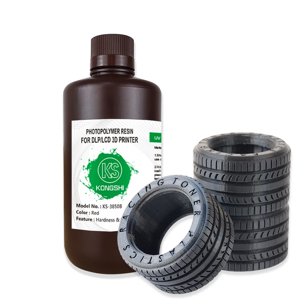 Hard and tough model 3D resin used in large-size industrial parts printing