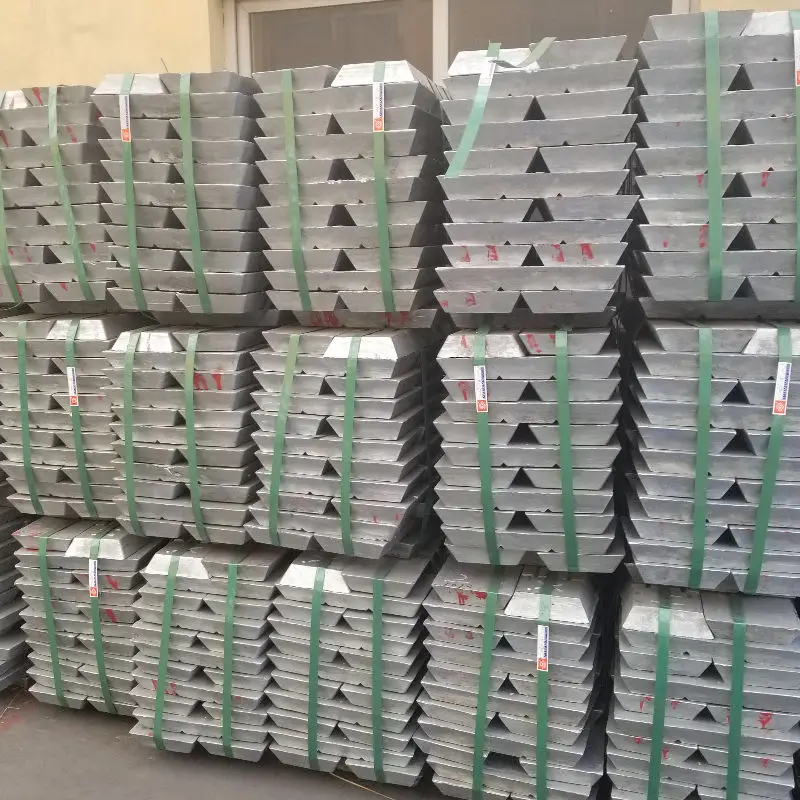 Resistant to abrasion Corrosion free Impact resistance content High Purity 99.995%Min Zinc Ingot