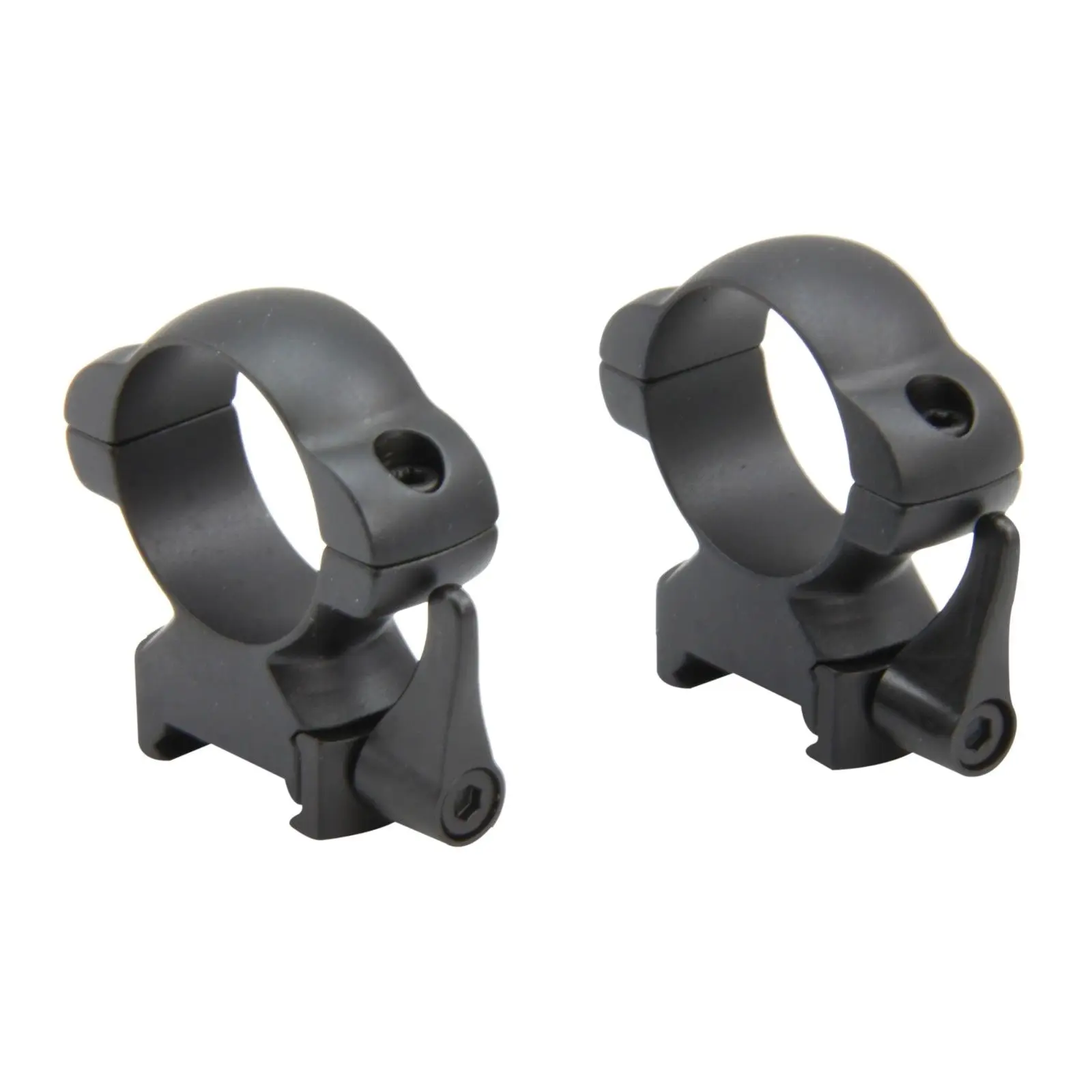 Steel bracket ring 30mm Mount ring Quick Release Cantilever 21mm picatinny  Rails 3002WH High style QD steel scope mount ring