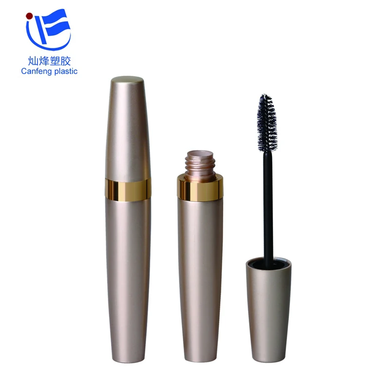 Classic purple yellow big empty mascara container bulk packaging plus 13ml empty mascara tubes with silicone brush