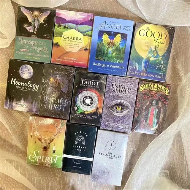 Wholesale Divination Tarot Oracle Cards Eco-Friendly Positive Affirmation Deck Paper With Guidebook for Sale