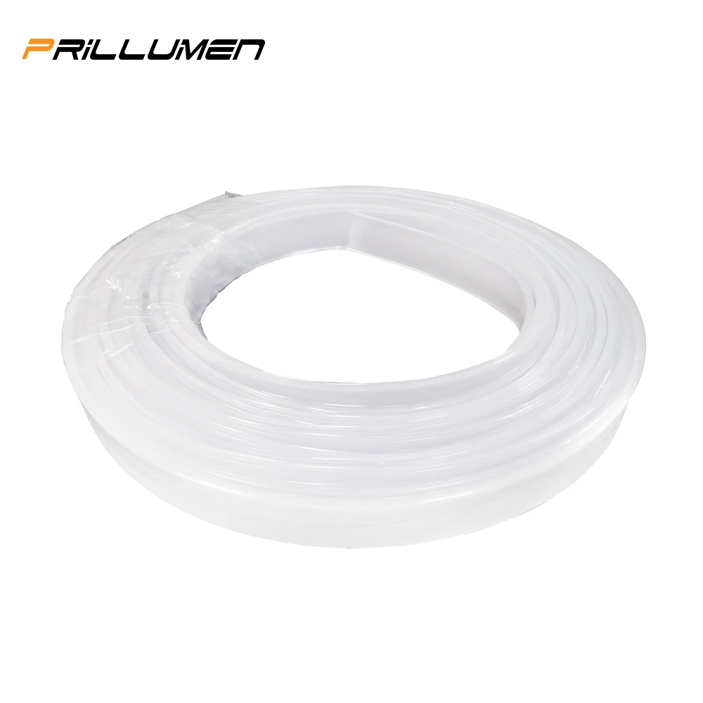 Mini Aluminum Frame Extruded Profile Silicone Diffuser For Led Strip Lights