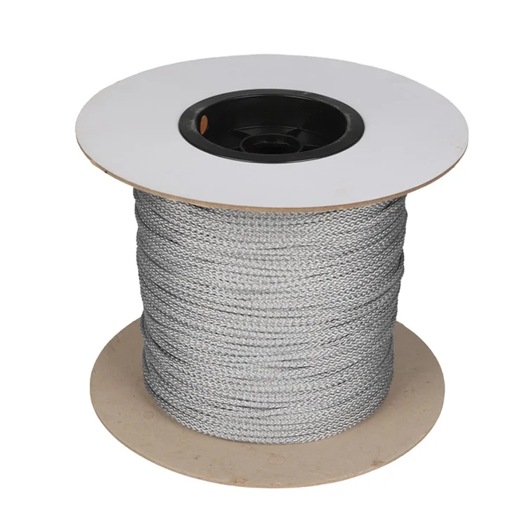 Ultralight Durable Uhmwpe Cord Anti-aging 1.75mm 2mm  8 Strand Single Braid Uhmwpe Rope for Ridgeline of the Tarp