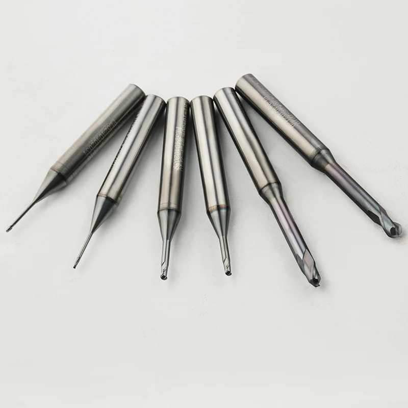 Deep Groove Tungsten Carbide Alloy Ball Milling Cutter CNC Controllable End Mill 6mm Shank Diameter Customizable OEM ODM Support