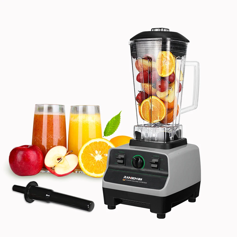 Portable Juice Blender 2 Speeds Plastic Cup Electric Juice Blender Smoothie Blender For Home