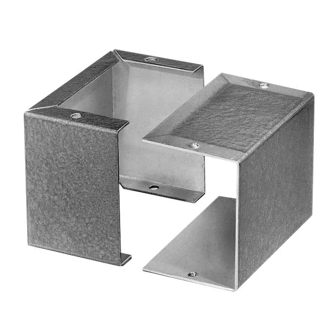 Custom precision aluminum anodized extrusion enclosure sheet metal laser cutting bending welding chassis frame plate