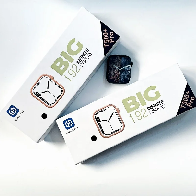 Прямая поставка с завода, Смарт-часы с пульсометром T500 + T500 + Pro, Hiwatch 8, Смарт-часы