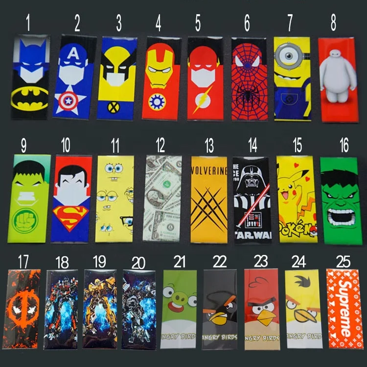 Custom design PVC heat shrink 18650 battery wrap label stickers Protective Cover Sleeve Skin