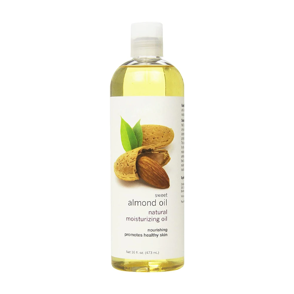 Private label skin care face body oil whitening moisturizing natural almond jojoba glow organic body massage oil