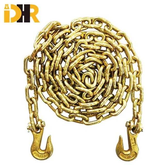 G70 Color Coated Ratchet Load Binder Chain with Triangle Ring