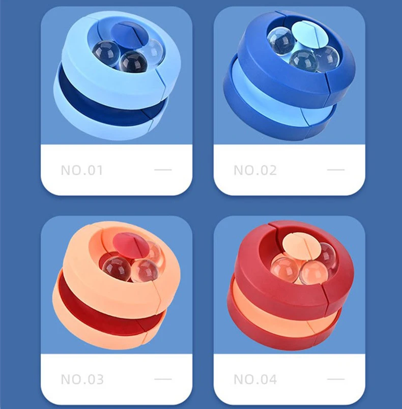 New creative marble ball orbit cube  spinners toys educational toys for kids decompress anxiety relief finger hand toy