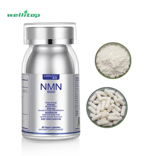 
Wellitop 99%min HPLC Food Grade Nicotinamide Mononucleotide NMN supplement NMN Capsules 