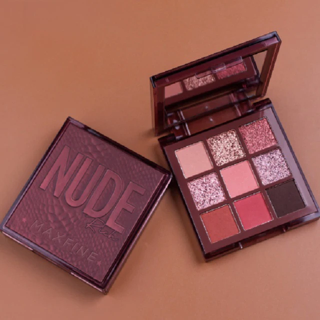 9 colors nude cheap cosmetic fashional glitter eyeshadow palette makeup