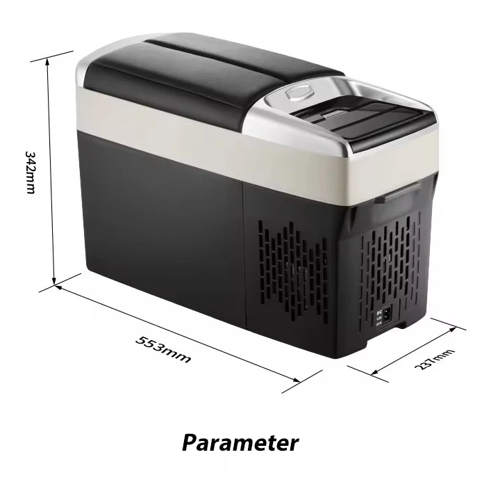 Factory Price 11L Console Refrigerator 12V Car Freezer Fridge Portable Cooler for Vehicle Armrest