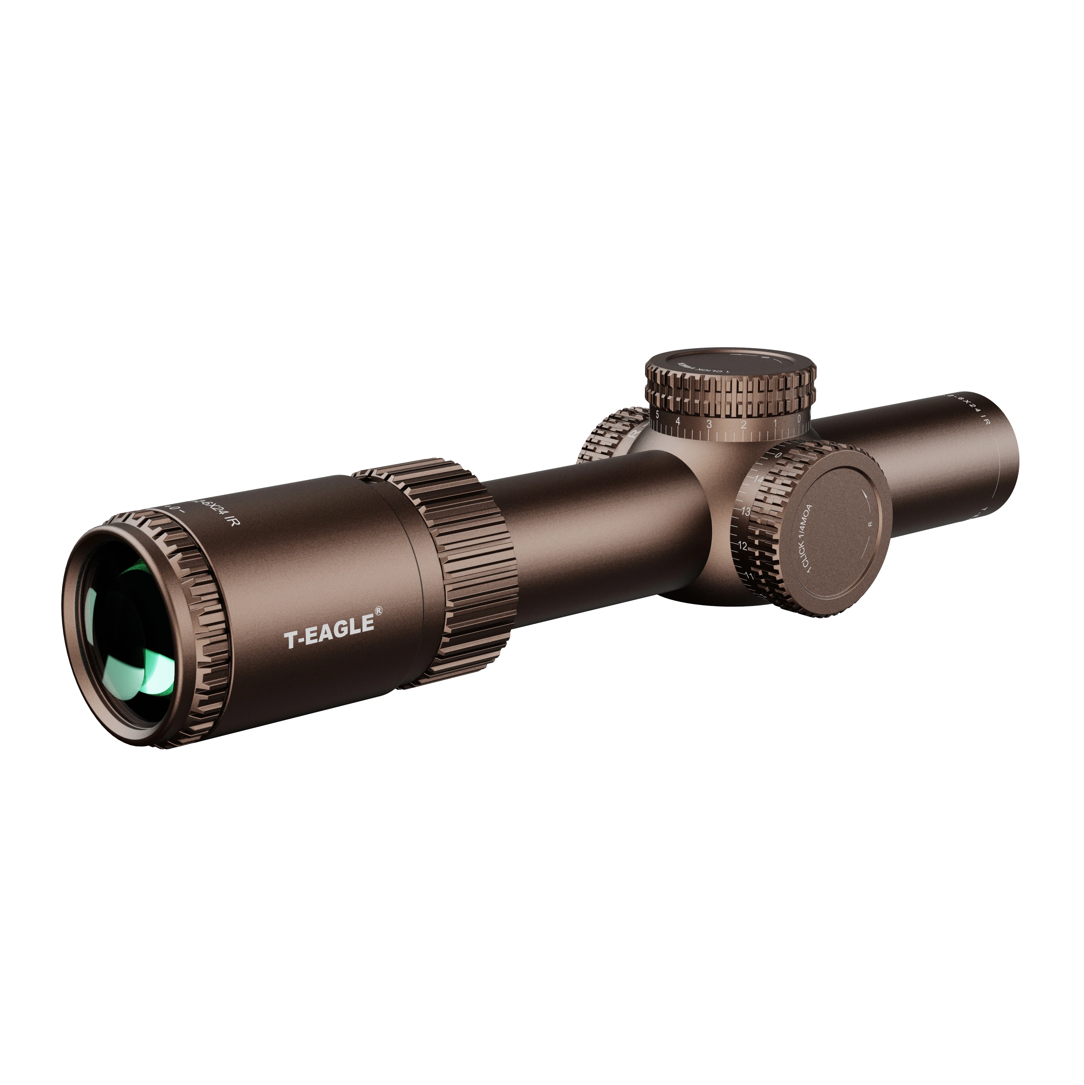 Accept OEM T-EAGLE EOS 1.2-6 Brown scope Thin Border tactical Optic sight Waterproof Quick Looking Outdoor Sports Hunting Scope