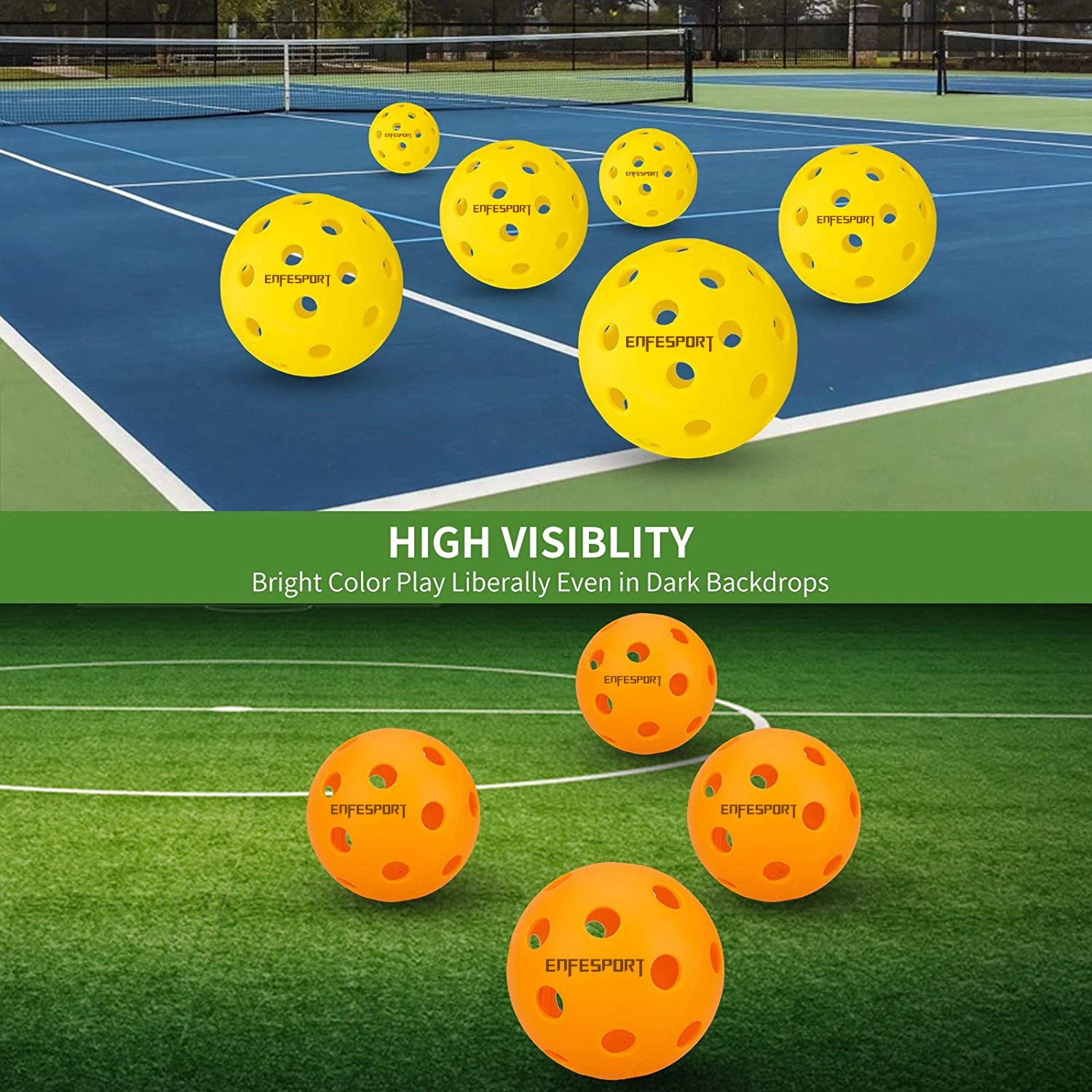 Pickleballs USAPA стандартные соленые шарики соревнования бесшовные для открытых кортов с 40
